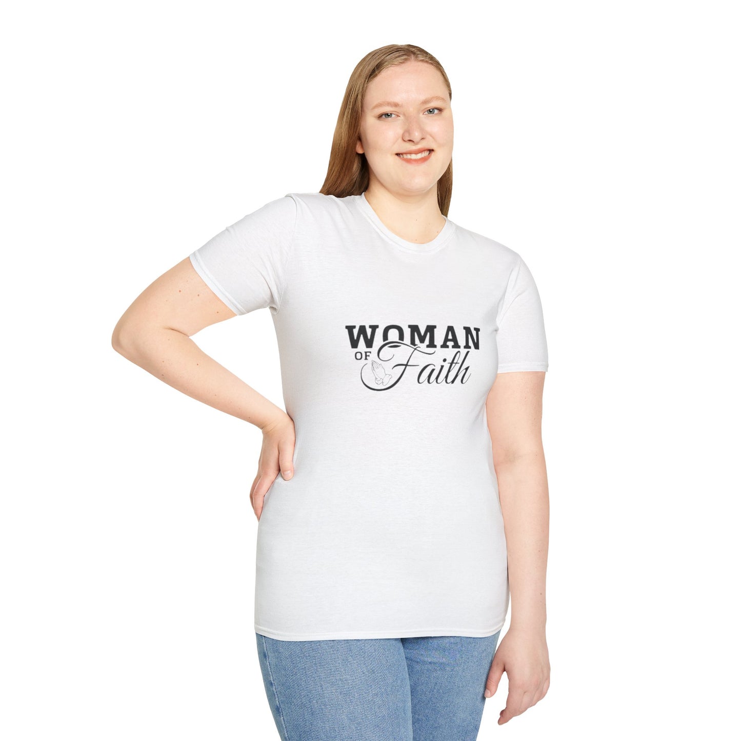 Faith-Inspired Unisex Softstyle T-Shirt, Inspirational Tee for Women, Gift for Her, Faith Apparel, Everyday Wear