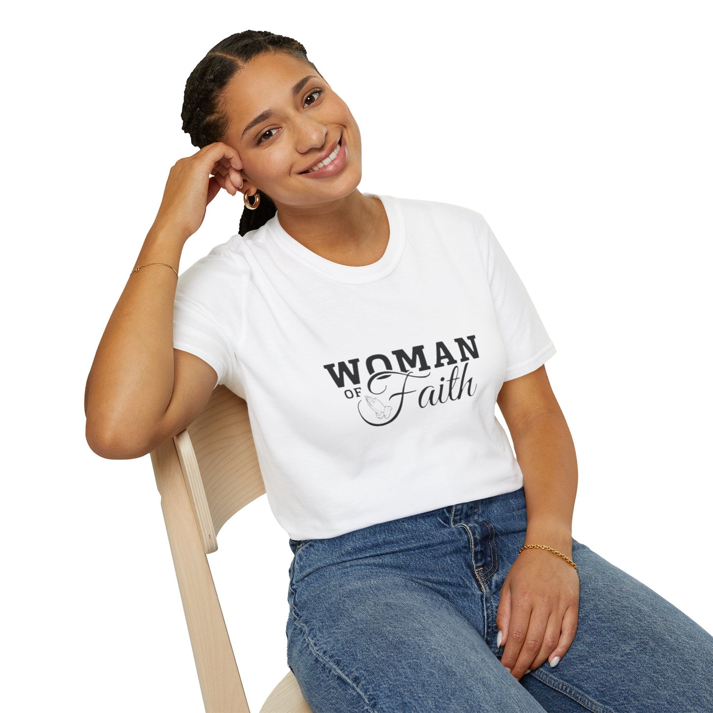 Faith-Inspired Unisex Softstyle T-Shirt, Inspirational Tee for Women, Gift for Her, Faith Apparel, Everyday Wear