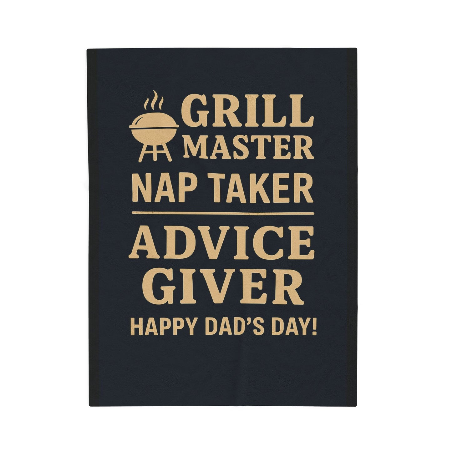 Father's Velveteen Plush Blanket