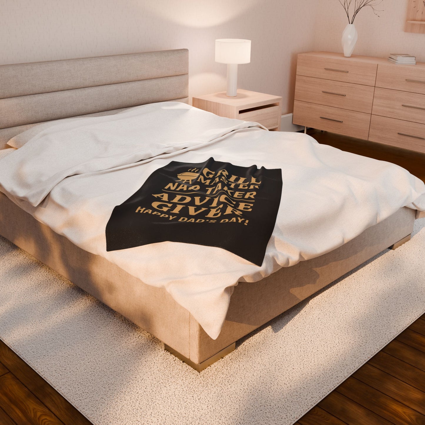 Father's Velveteen Plush Blanket