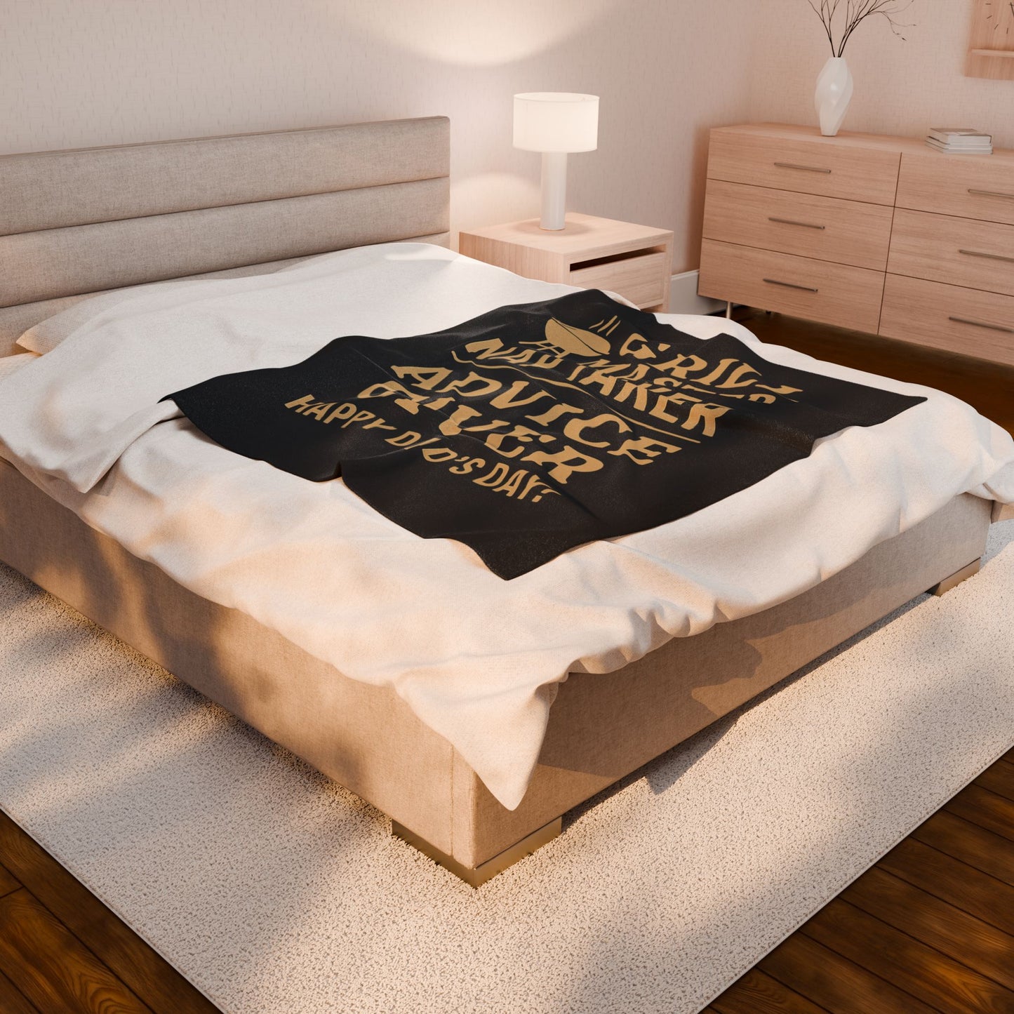 Father's Velveteen Plush Blanket
