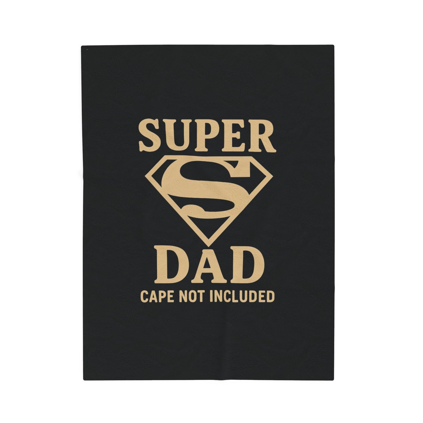 Fleece Super Dad Blanket, Cozy Throw for Father's Day, Gift for New Dads, Soft Plush Blanket for Family, Warm Home Decor