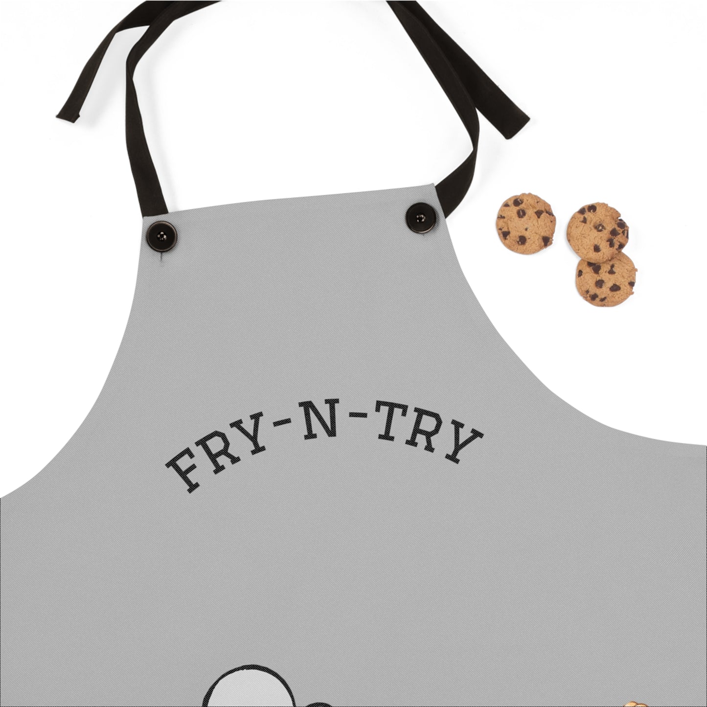 Playful Chef Apron, Cooking gift, Frying apron, Funny kitchen attire, Baking present, Foodie accessory