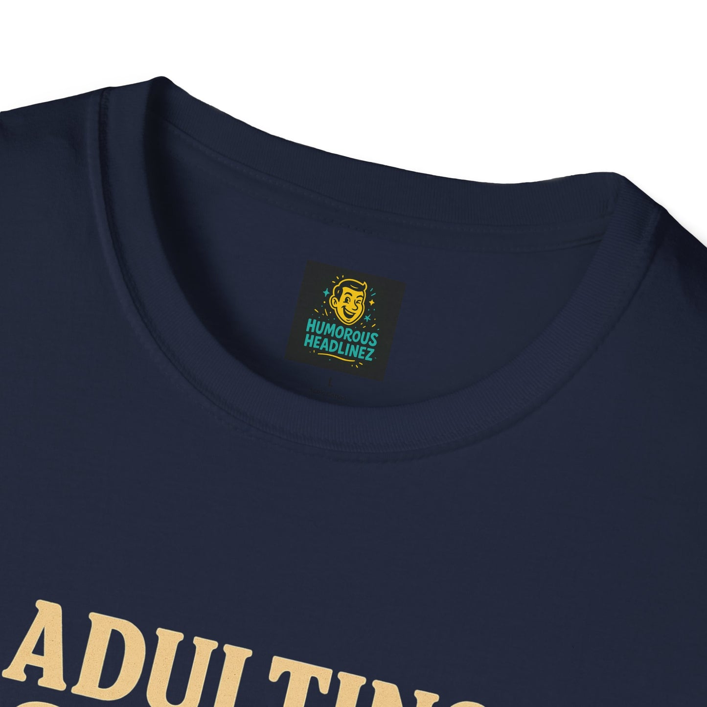 Nostalgic Tee with Funny Saying