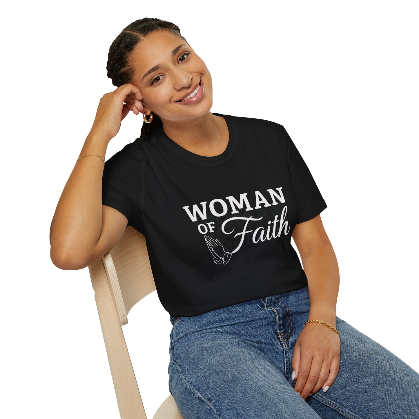 Faith-Inspired Unisex Softstyle T-Shirt, Inspirational Tee for Women, Gift for Her, Faith Apparel, Everyday Wear