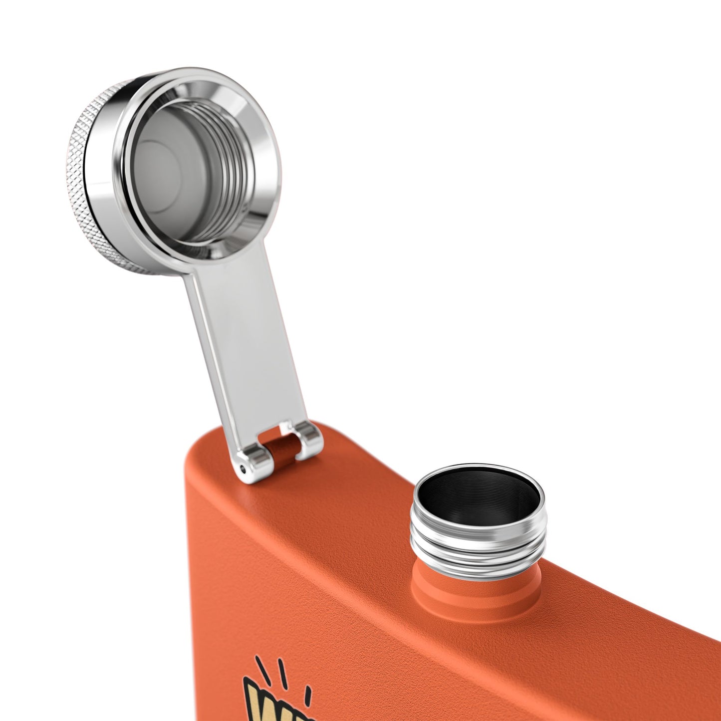 Stainless Steel Flask with Funny Quote