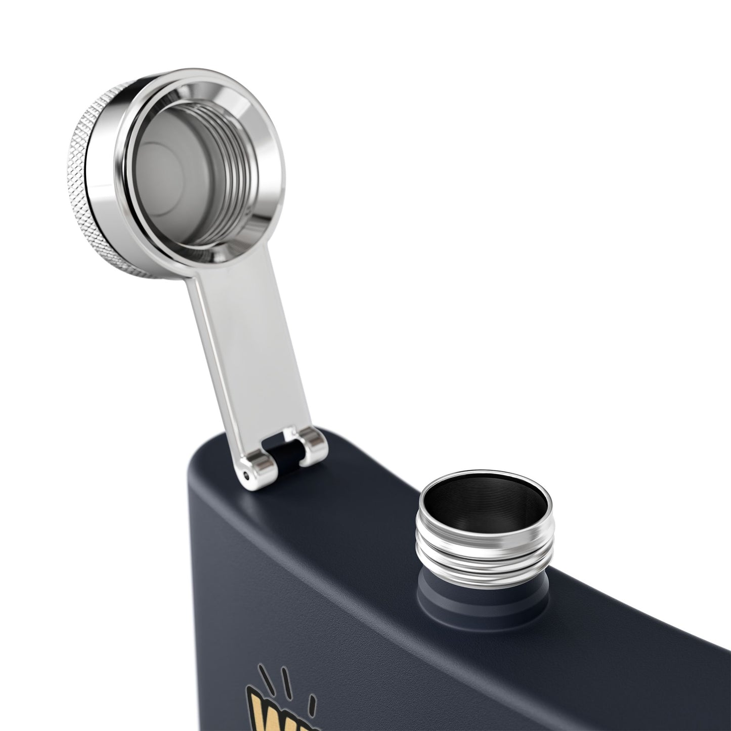 Stainless Steel Flask with Funny Quote