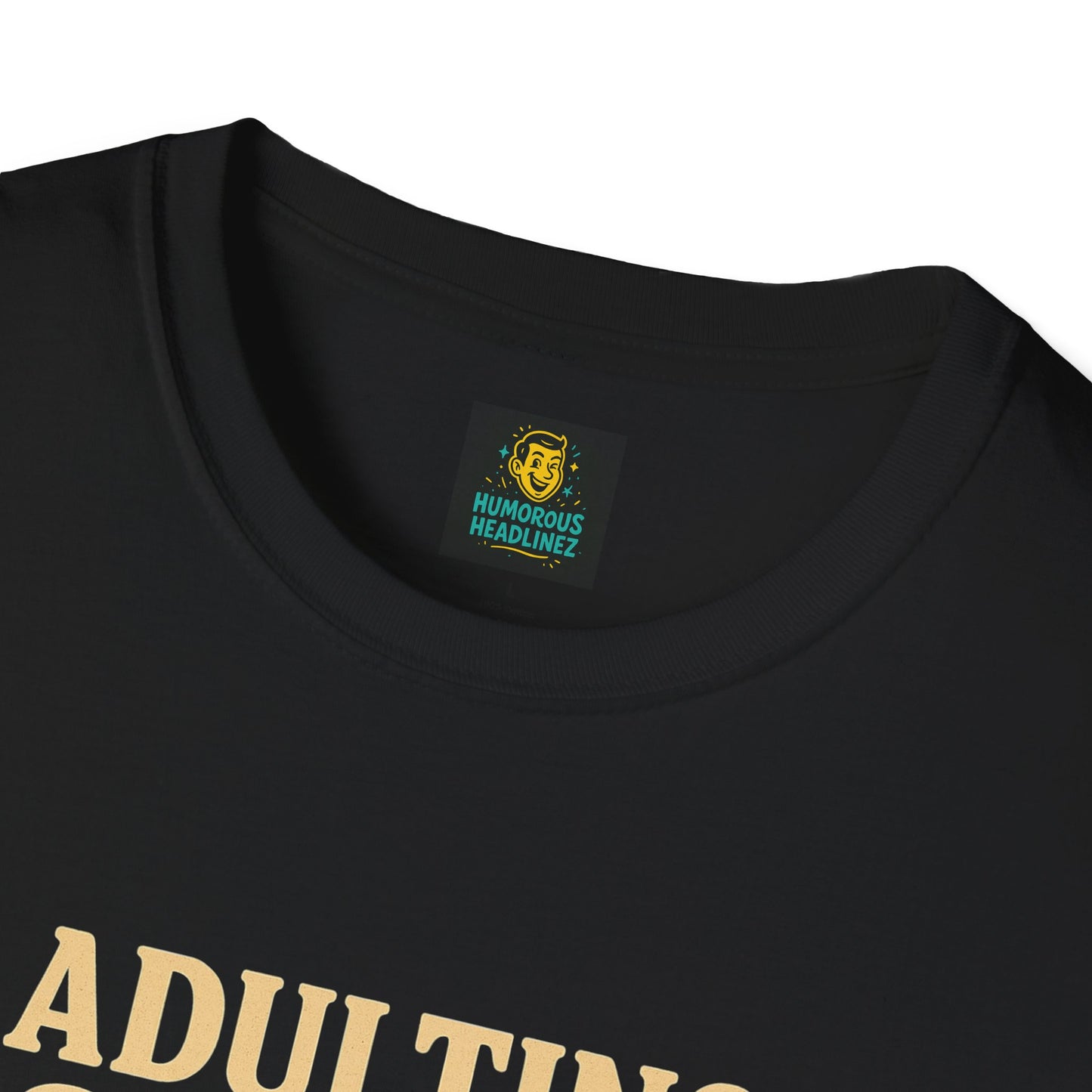 Nostalgic Tee with Funny Saying