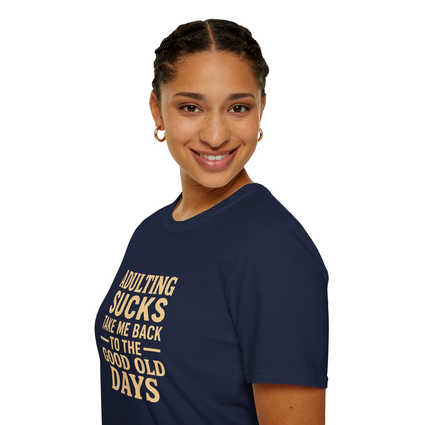 Nostalgic Tee with Funny Saying