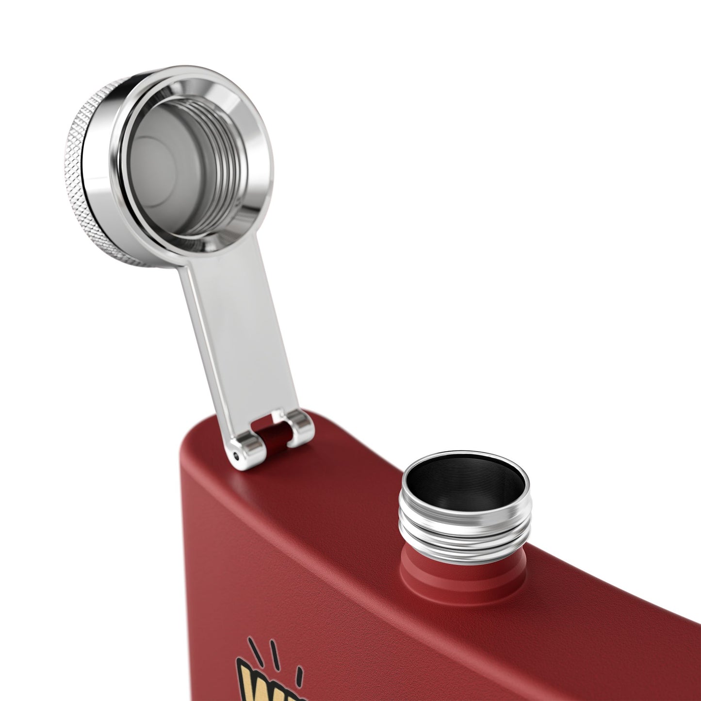 Stainless Steel Flask with Funny Quote
