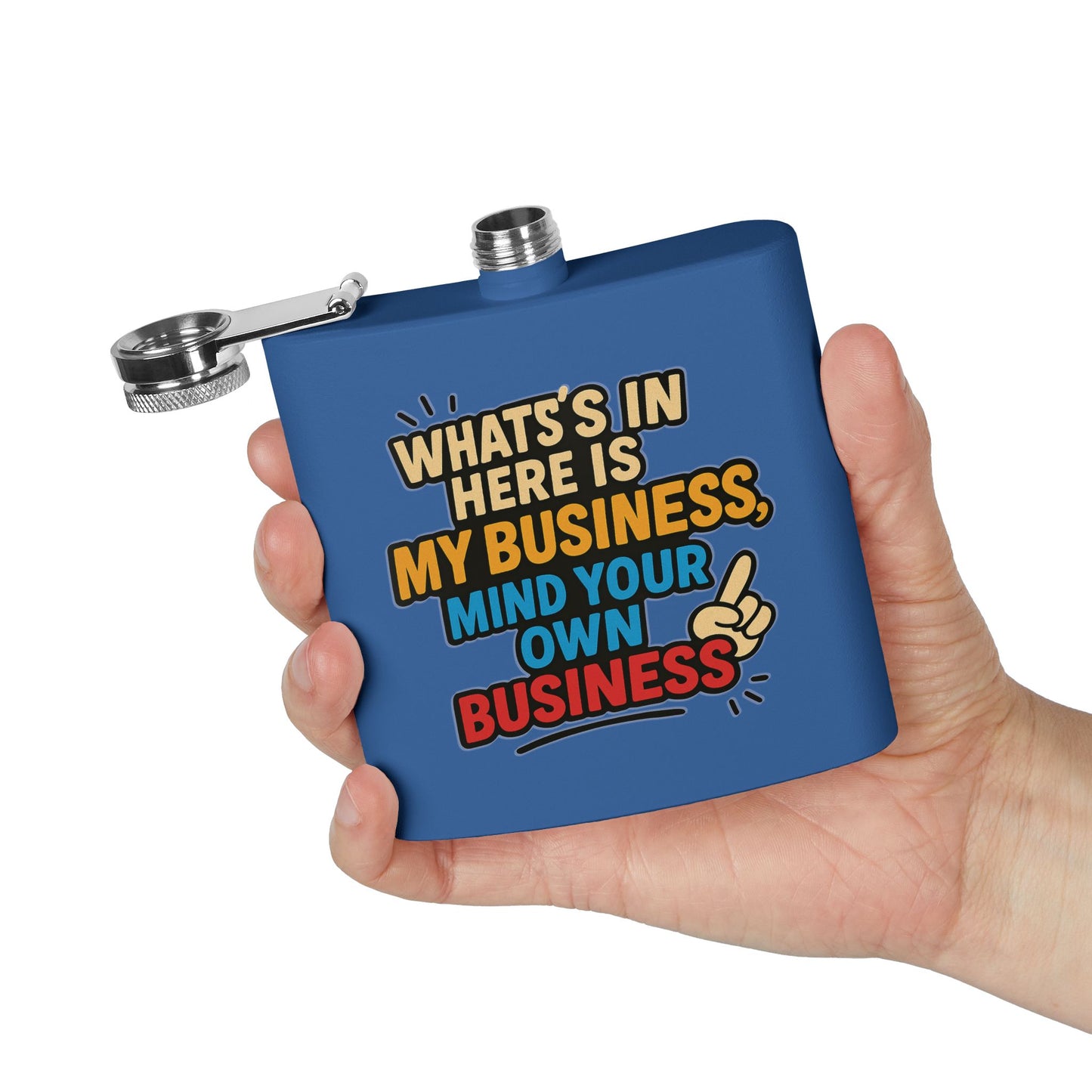 Stainless Steel Flask with Funny Quote