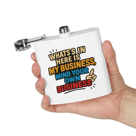 Stainless Steel Flask with Funny Quote
