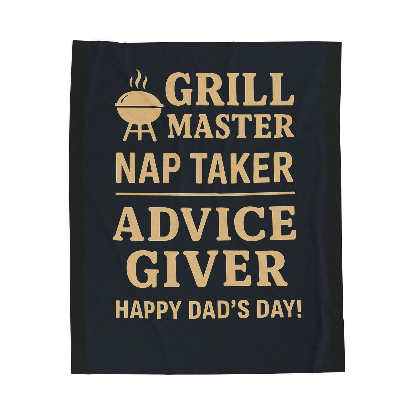 Father's Velveteen Plush Blanket