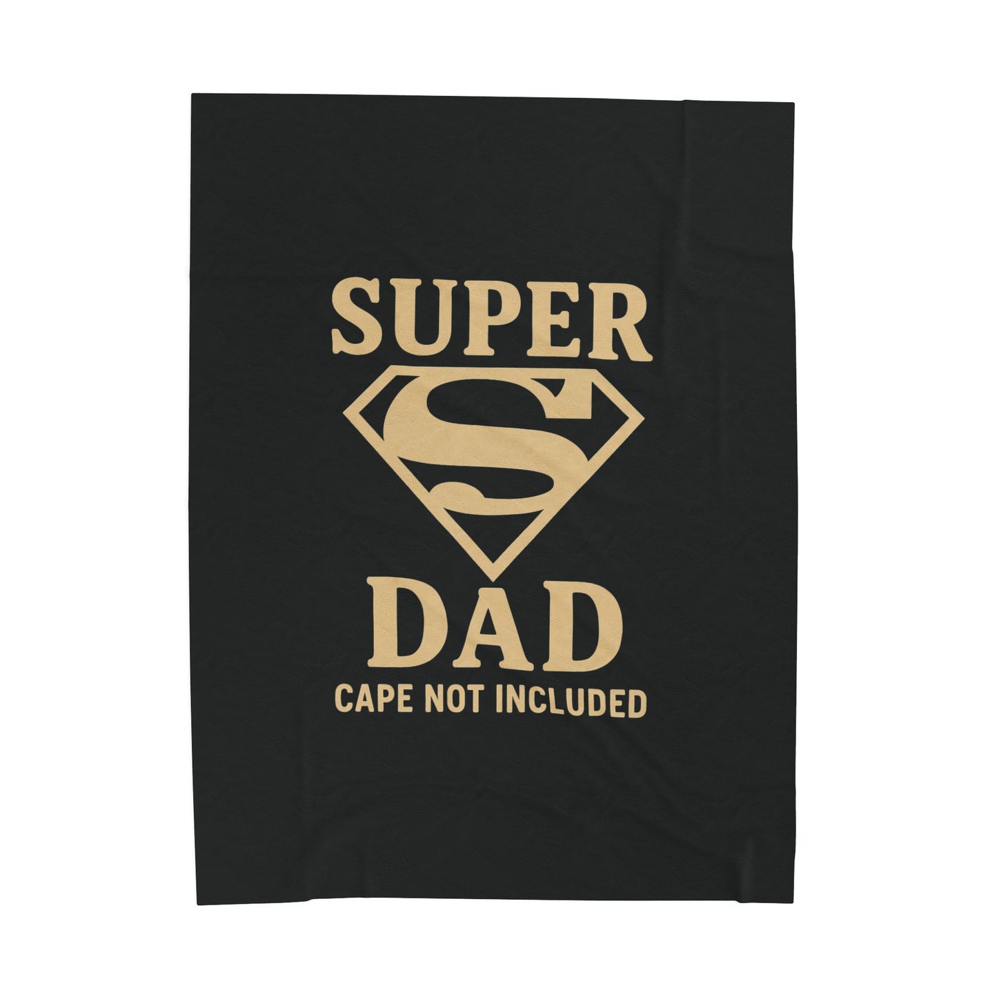 Fleece Super Dad Blanket, Cozy Throw for Father's Day, Gift for New Dads, Soft Plush Blanket for Family, Warm Home Decor