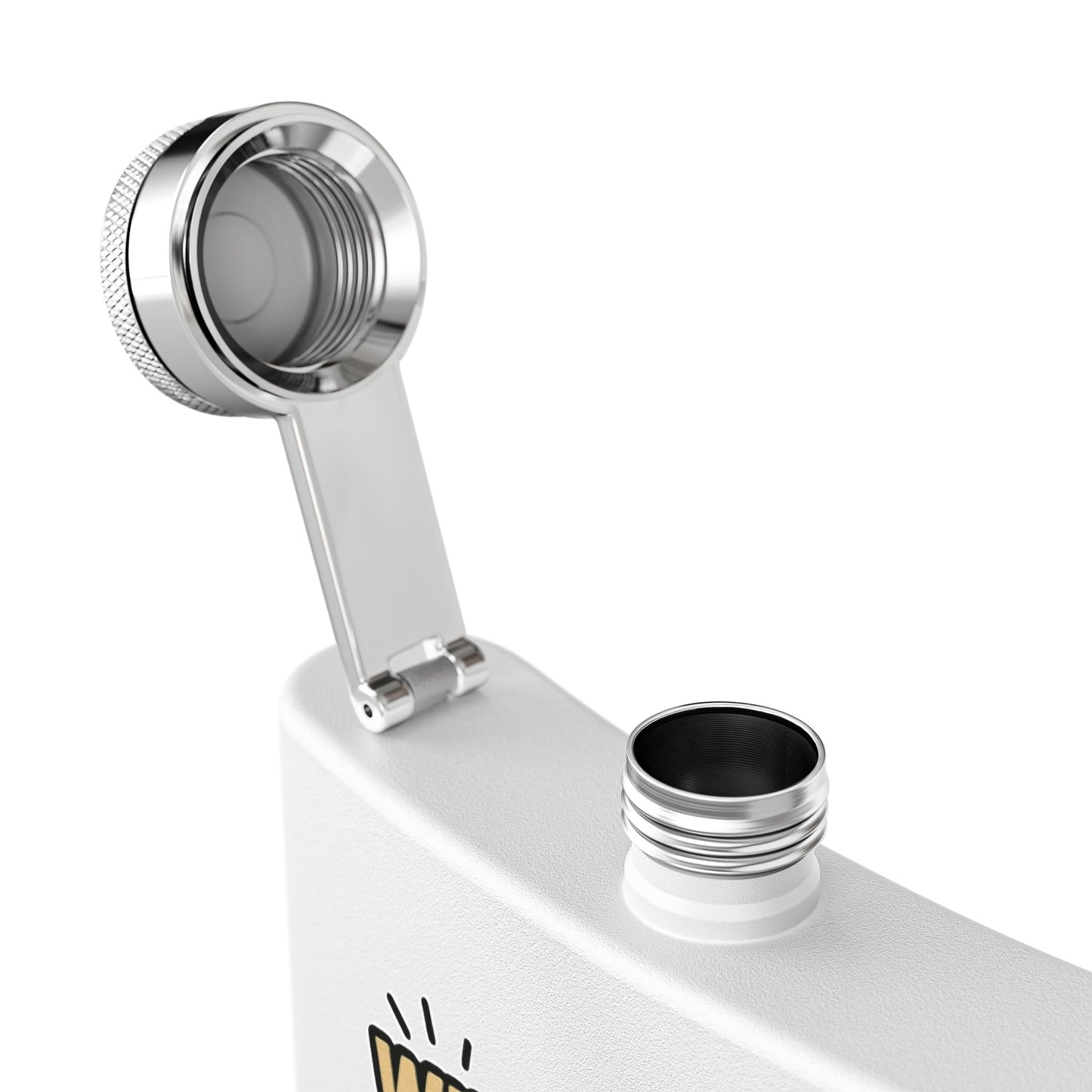 Stainless Steel Flask with Funny Quote