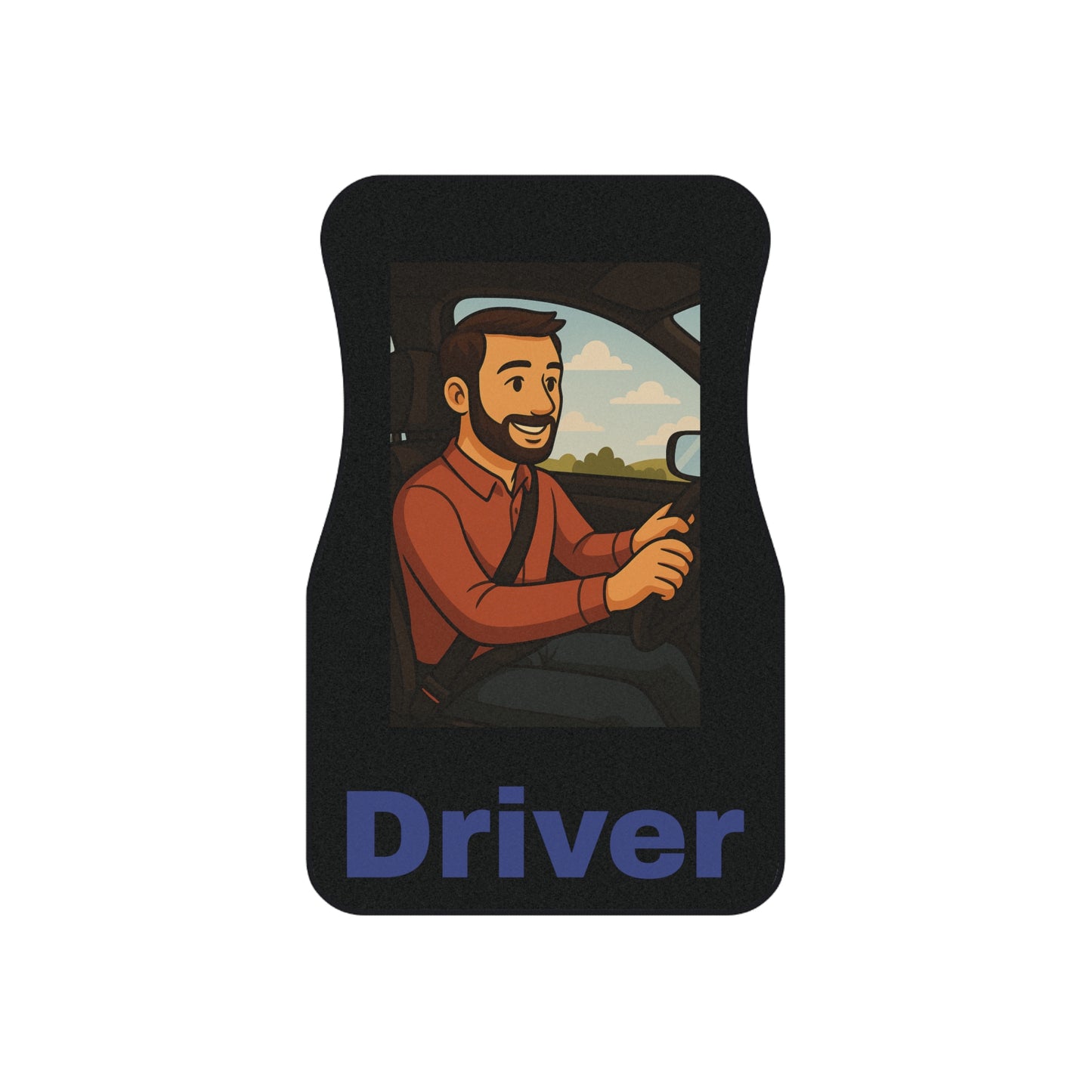 Car Mats - Family Members Funny Description Set of 4
