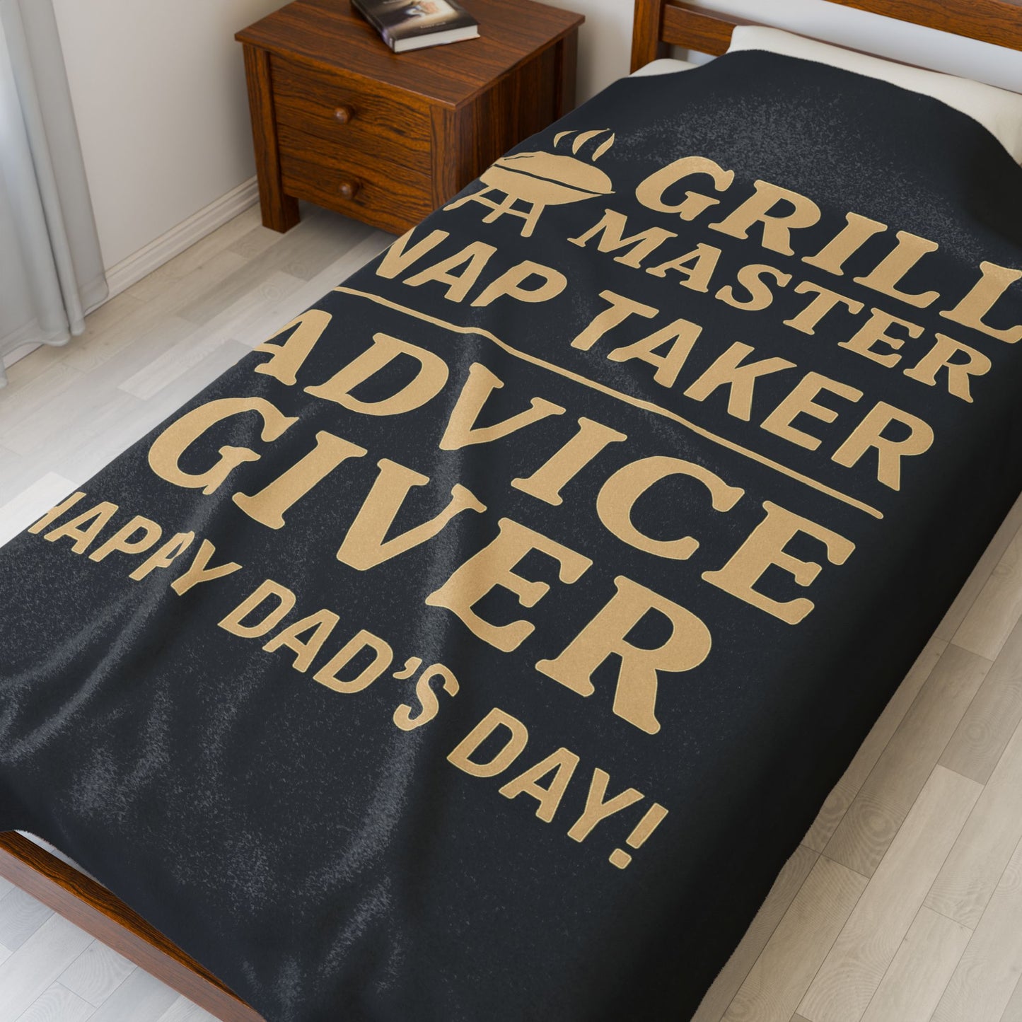 Father's Velveteen Plush Blanket