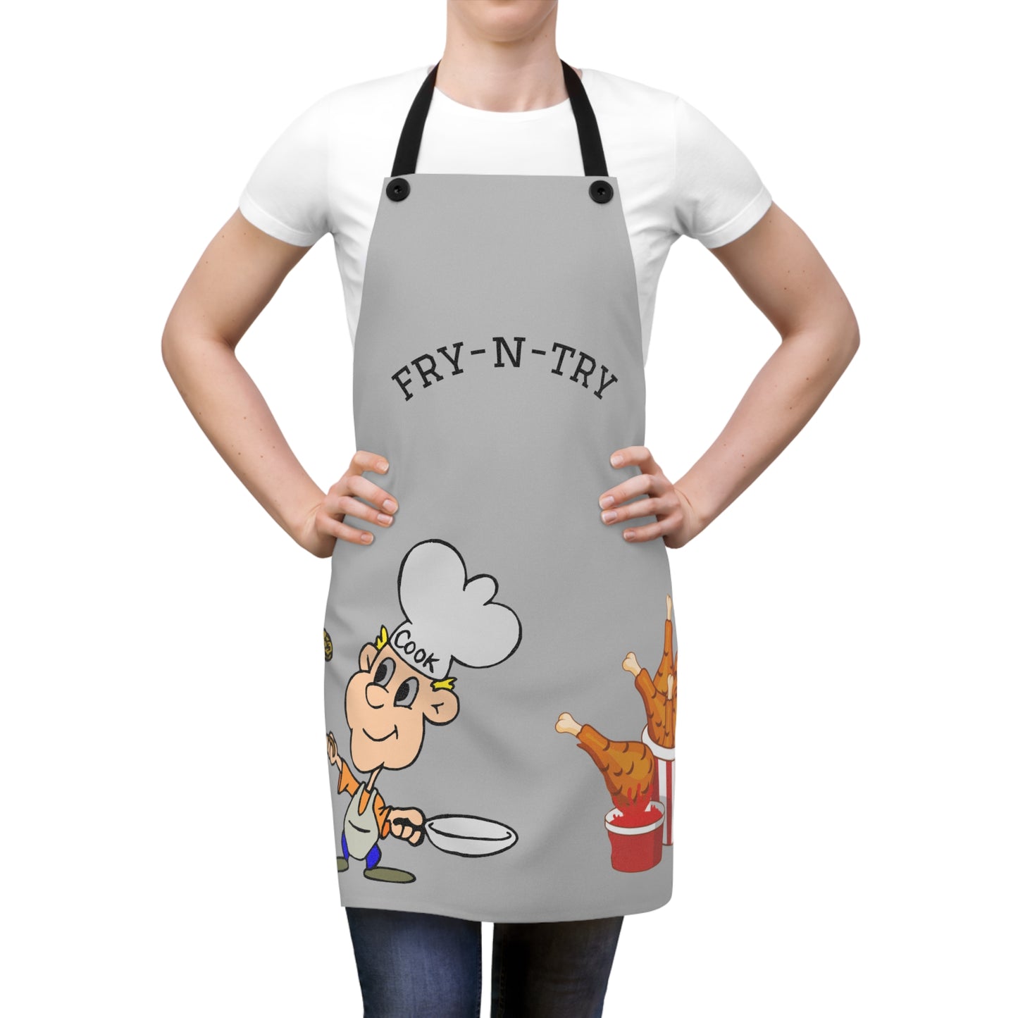 Playful Chef Apron, Cooking gift, Frying apron, Funny kitchen attire, Baking present, Foodie accessory