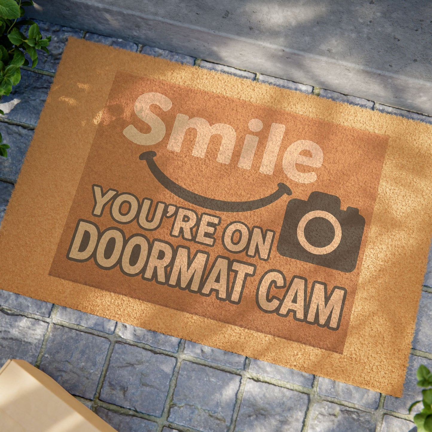 Smile You're on Doormat Cam