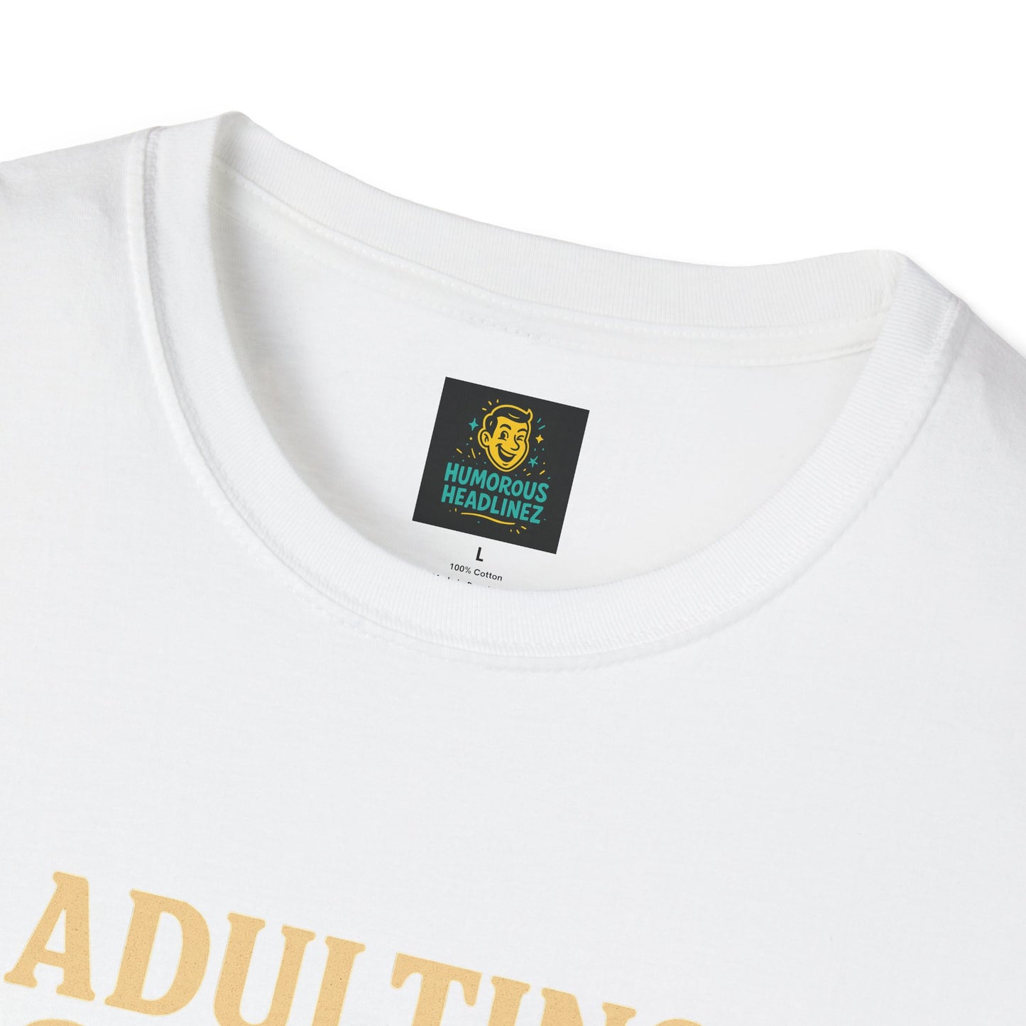 Nostalgic Tee with Funny Saying