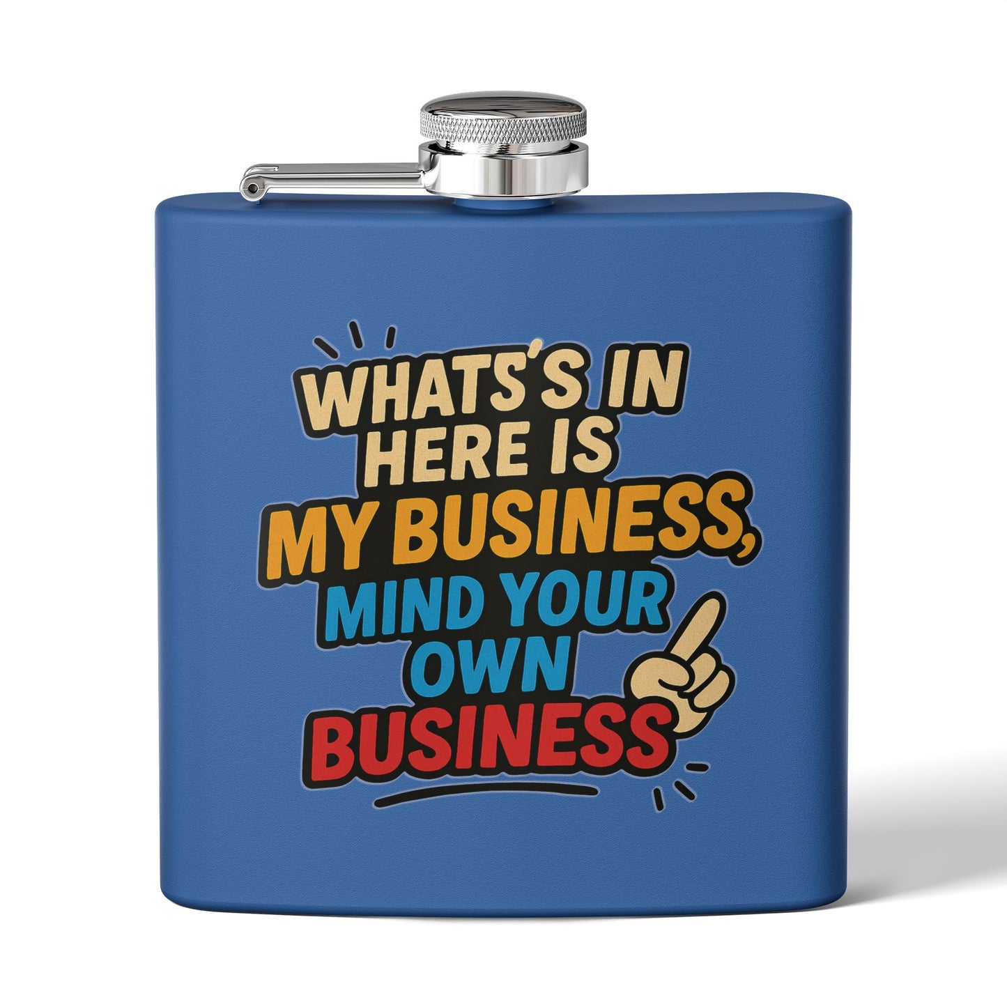 Stainless Steel Flask with Funny Quote