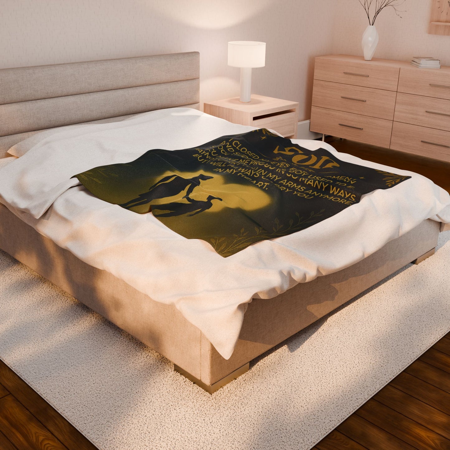 Plush Blanket - Gift from Mother to Son