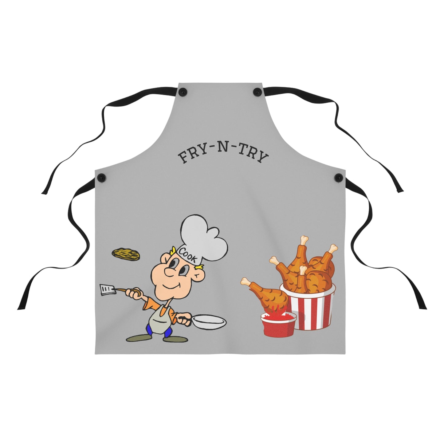 Playful Chef Apron, Cooking gift, Frying apron, Funny kitchen attire, Baking present, Foodie accessory