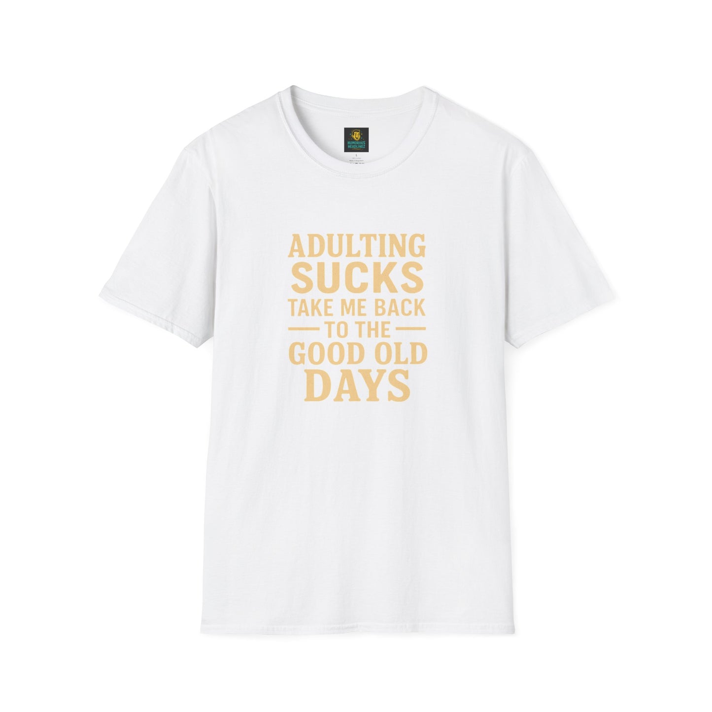 Nostalgic Tee with Funny Saying