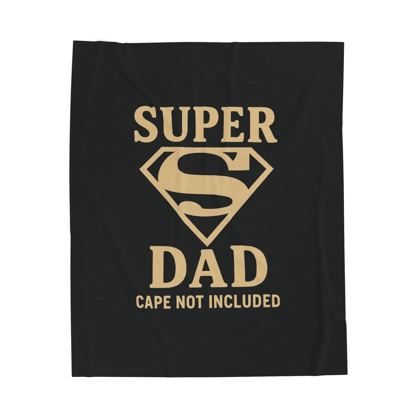 Fleece Super Dad Blanket, Cozy Throw for Father's Day, Gift for New Dads, Soft Plush Blanket for Family, Warm Home Decor
